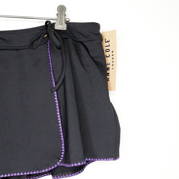🌏 Anne Cole Locker - Swim Skirt bikini bottoms -  XL - Picture 2 of 5